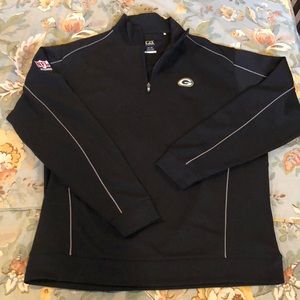 Cutter & Buck long sleeve 1/4 zip, GB Packers, XL